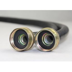 Rubber Washing Machine Hose Assembly , ID 3/8 & ID 1/2" Water Inlet Hose