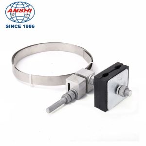 Buy cheap ADSS downline clamp for pole, pre twisted tension resistant suspension, optical cable clamp from wholesalers