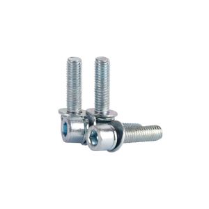 Buy cheap White Zinc Plated Steel Socket Head Cap Sems Screws 3 In 1 Socket Head Cap Assemblies Screws from wholesalers