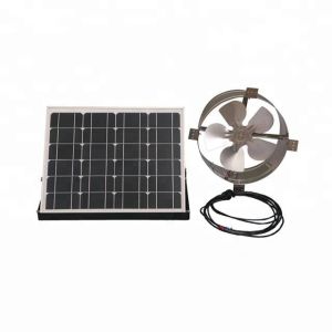 Buy cheap 25W 12 Inch Solar Powered Gable Vent Fan Long Lifespan For Corrugated Steel Roof product