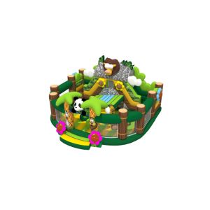 Buy cheap Animal World Theme fireproof 9x8.5x5m Inflatable Fun City from wholesalers