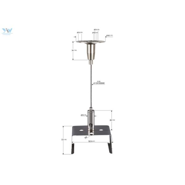 Buy cheap Suspended Linear Lighting Kits LED Panel Suspension Kit With Bracket from wholesalers