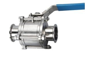 Buy cheap Manual SS304 Stainless Steel Sanitary Valves 3 PCS Ball Valve from wholesalers