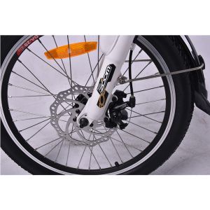 1000w Lightweight Electric Folding Bike 48V With 7speed System