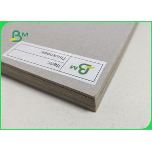 ISO 1MM - 2MM Smoothness Grey Chipboard Thickness Customized 70 * 100CM