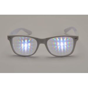 Buy cheap Ultimate Plastic Diffraction Glasses,3D Prism Effect EDM Rainbow Style Rave Eyewear Fireworks Glasses from wholesalers