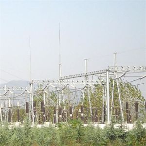 Buy cheap Hot Dip Galvanized Steel Substation Structures With Climbing Ladder from wholesalers