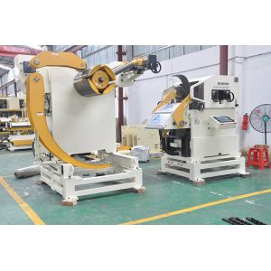 Buy cheap Pneumatic Feeder Punching Sheet Metal Decoiler Automatic Straightening Machine from wholesalers
