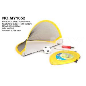 Buy cheap 120 CM Foldable Pop Up Soccer Goal Set Children's Play Toys W / Carry Bag Yellow from wholesalers