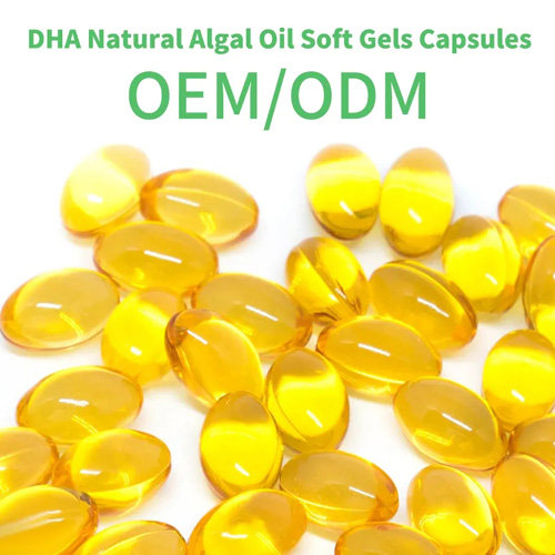 OMEGA 3 DHA Algal Algal Oil Capsules Oil Softgel Capsule Free Customized OEM Newborn Plus Size Fall Products Private Label