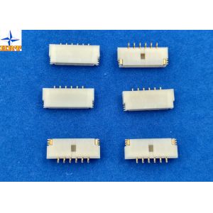 1A AC / DC 90 Degree Wafer Connector With Brass / Gold Flash Pins SMT male