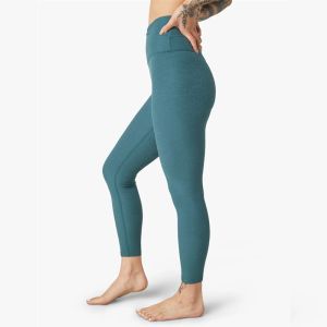 Buy cheap Curve Flattering High Waisted Workout Leggings Tights Overlapping from wholesalers