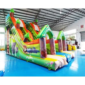 Buy cheap Giant Animals Children Jumping Castle Bounce House Inflatable Slide from wholesalers