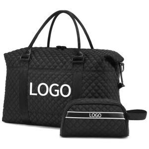 Buy cheap Customized Waterproof Travel Duffel Bag Set with Toiletry Carry On Weekender Sport Gym Bag with Wet Pocket from wholesalers
