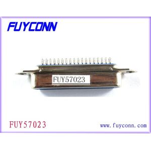 Buy cheap Solder Female 64 Pin Centronics Connector 2.16mm ptich 32pairs Champ connector with hood from wholesalers