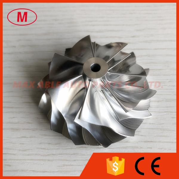 K04 49.62/61.98mm 7+7 blades high performance turbo milling/aluminum 2618/billet compressor wheel