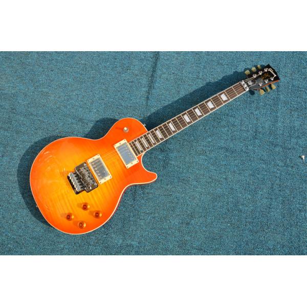Quality FLOYED ROSE cool LP free shopping custom-made electric guitar ebony fretboard mahogany body and neck for sale