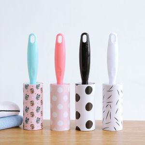 Plastic clothes pet hair lint removes sticky lint roller