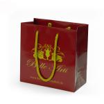 Buy cheap Red Color Handmade Branded Paper Bags With Your Own Logo Printing from wholesalers