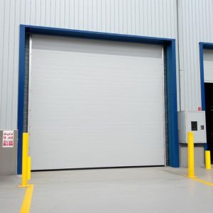 Buy cheap Industrial Vertical Lift Commercial Overhead Sectional Door With Transparent Window 50mm 80mm Thickness Insulated Sectional Garage Door from wholesalers