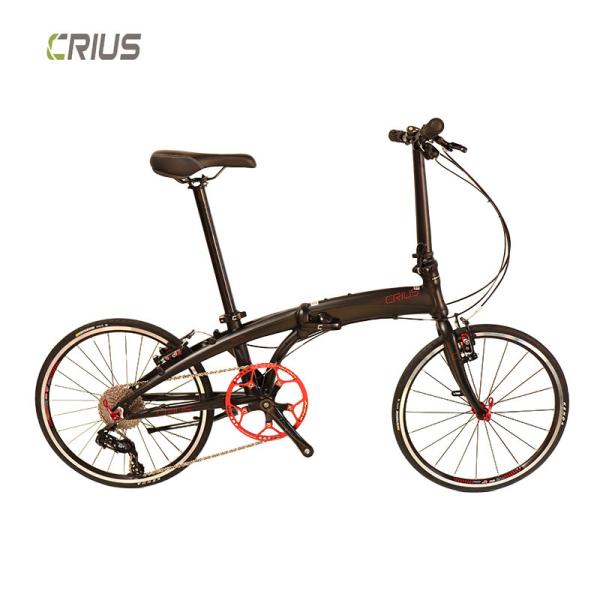 Buy cheap 20 Inch Folding Bicycle with 9 Speed Gears and Portable Design Made of Alloy Material from wholesalers