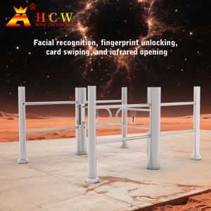 Buy cheap HCW Stainless Steel Swing Turnstile Gate with Adjustable Channel Width (600-1250mm) and 5 Million Cycle Lifespan for High Traffic Areas from wholesalers