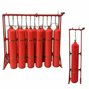 Buy cheap 70L Red High Pressure CO2 Fire Suppression System Easy To Install from wholesalers