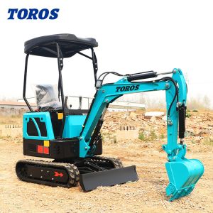 Buy cheap 19KW Toros Mini Excavator Hydraulic 1.5 Ton Mini Digger Home Use from wholesalers