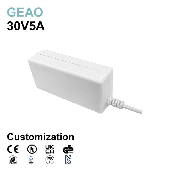 Quality 30V 5A Desktop Power Adapter For Factory Christmas Tree Soap Dispenser Meidical Notebook for sale