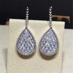 Buy cheap   full diamond earrings  18kt  gold  with yellow gold or white gold from wholesalers