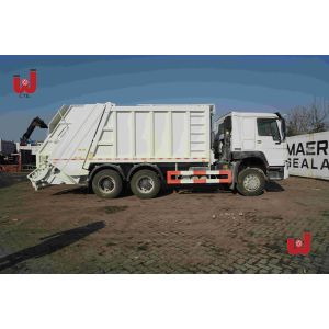 6x4 Garbage Truck Automated Side Loader 16CBM Rear Load Truck
