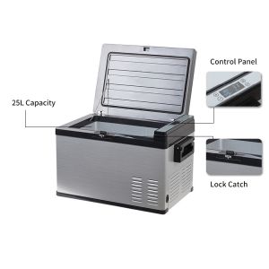 Buy cheap Shopee 25L Mini Car Fridge PORTABLE Installation Manual Defrost 12v DC Single Door from wholesalers