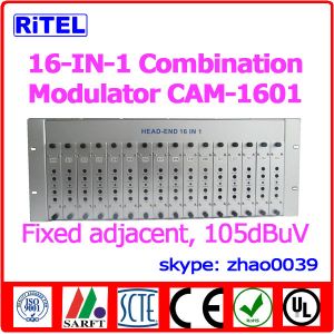 Buy cheap 16-in-1 Fixed Adjacent Modulator CAM1601 for hotel/community/campus/coference from wholesalers