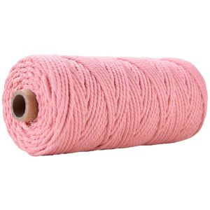 Buy cheap Green 3 Strand Twisted Nylon Rope 3mm Macrame Braided Cotton Rope from wholesalers