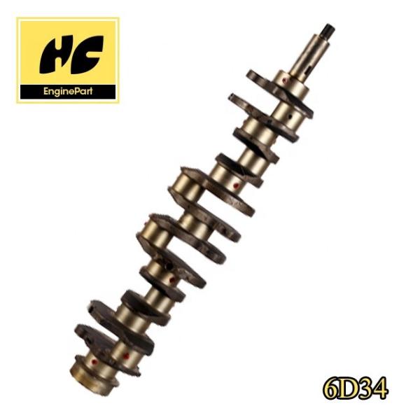 Buy cheap Auto Spare 6D34T Diesel Engine Crankshaft Professional Oem Engine Parts from wholesalers