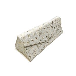 Buy cheap PU Waterproof  Foldable Eyeglass Cases For Kids With Embossed Butterfly from wholesalers