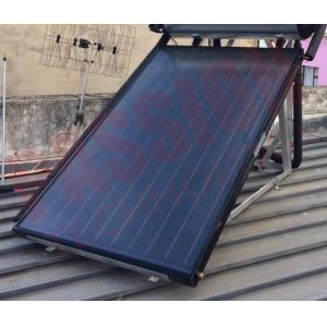 Buy cheap Flat Panel Solar Collector Blue Coating Flat Plate Solar Water Collectors from wholesalers