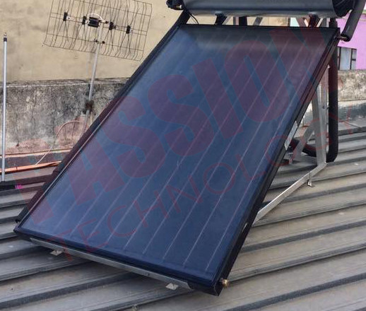 Quality Flat Panel Solar Collector Blue Coating Flat Plate Solar Water Collectors for sale