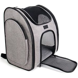 Ventilate Designed Collapsible Cat Carrier Bag , Airline Approved Pet Carrier