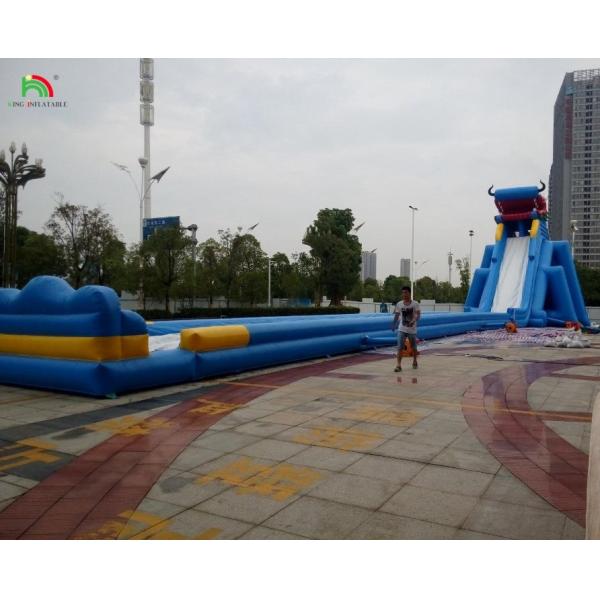 Water Park Slides Funny Aqua Park Water Games New Design Aquatic Play Equipment Inflatable Long Water Slide