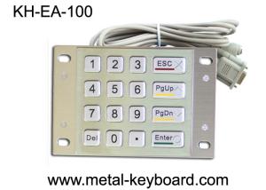 Buy cheap 16 Keys Metal Panel Mount Numeric Keypads for Access Entry Kiosk from wholesalers