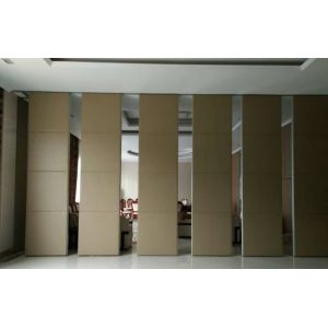 Buy cheap Soundproof Operable Movable Acoustic Partition Wall With Aluminium Tracks Rollers from wholesalers