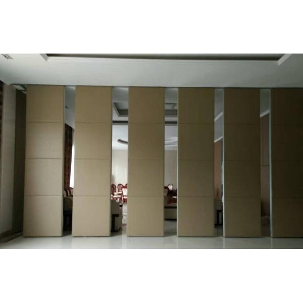 Buy cheap Soundproof Operable Movable Acoustic Partition Wall With Aluminium Tracks Rollers from wholesalers