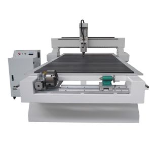 Buy cheap 4 Axis CNC Wood Engraving Machine with Rotary Axis Fixed in X-axis from wholesalers