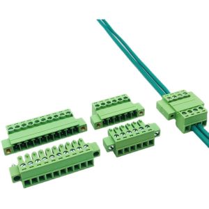 Buy cheap 3.81mm Spacing Interlocking Flange Docking Screw Terminal Blocks from wholesalers