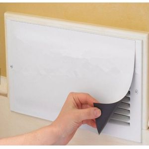 Buy cheap Floor Wall or Ceiling Vents and Air Registers Magnetic Vent Covers Sheet 5.5" X 12" White from wholesalers