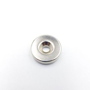 Buy cheap Strong Ring Countersunk NdFeB Neodymium Magnet With Screw Holes N42 from wholesalers