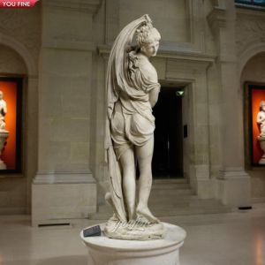 Buy cheap Outdoor Hand Carved Venus Callipyge Antique Marble Lady Statue from wholesalers