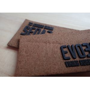 Personalized Logo Garment Leather Patch Custom Embossed Jeans Leather Patch