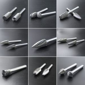 Buy cheap Tungsten Carbide Burr Set SILVER Grinding Shapes TREE/ROUND TREE/CYLINDRICAL SHAPE BURRS Colour SILVER for Grinding from wholesalers